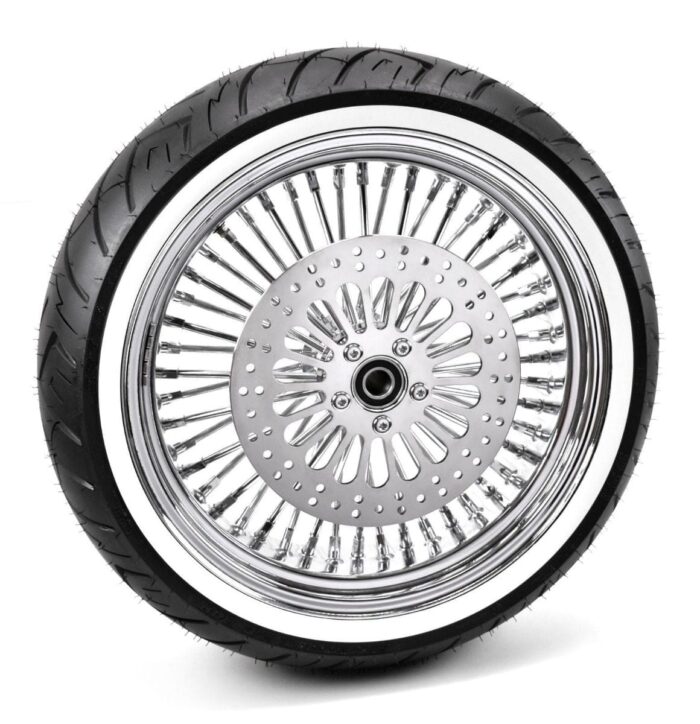 16 X 5.5 52 Fat Mammoth Spoke Rear Wheel Rim WW Shinko Tire 09-21 Harley Touring