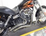 2 1/4" Chrome Big Radius Radius Curves Full Exhaust Drag Pipe System Harley Dyna