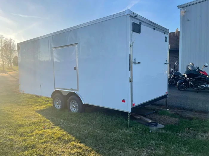 2023 Wells Cargo Road Force 8.5x20 Enclosed Trailer Motorcycle Utility Cargo V-Nose w/ Vent Haulmark - $12,995