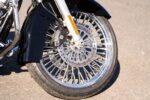21 3.5 46 Fat King Spoke Front Chrome Rim Blackwall Wheel Tire Package Harley DD