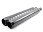 3.5" Black Snub Slip-On Mufflers Exhaust Pipes 2017-2020 Harley Touring Bagger