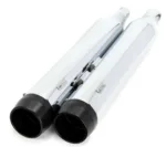 4.5" Chrome Snub Nose Slip-On Mufflers Exhaust Pipes 17-22 Harley Touring Bagger