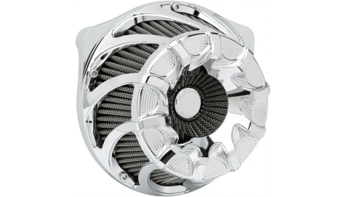 Arlen Ness Drift Air Cleaner Filter Kit Chrome Harley Touring Softail Dyna 08-17