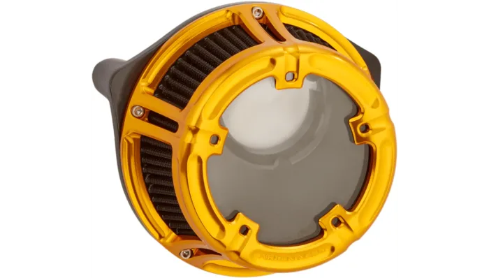 Arlen Ness Method Air Cleaner Filter Kit Gold Harley Twin Cam Softail 99-17