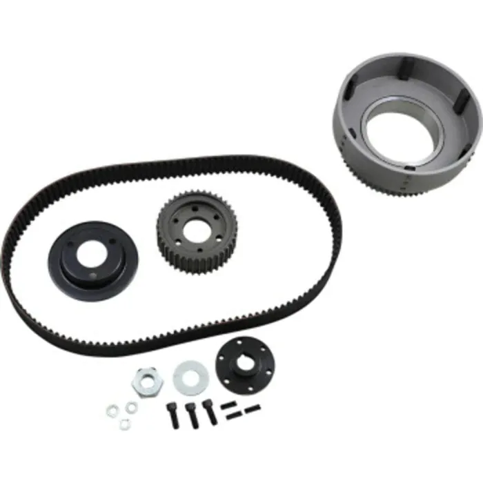 BDL 8mm 1-1/2" Open Primary Belt Drive Kit Kick Start Harley Panhead Knucklehead