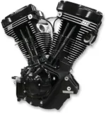 Black Edition S&S 111" V111 Evolution Evo Long Block Motor Engine Harley Chopper