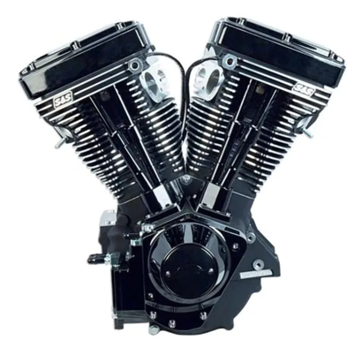 Black Edition S&S 111" V111 Evolution Evo Long Block Motor Engine Harley Chopper