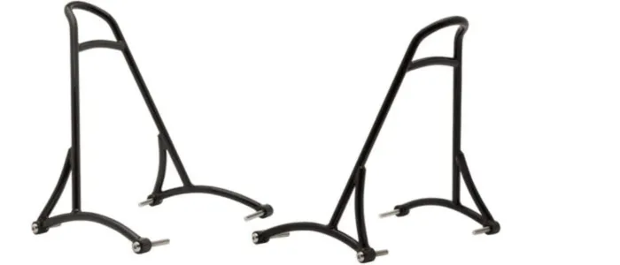 Burly Black Short Sissy Bar Backrest Harley Sportster XL 2004-2020 883 1200