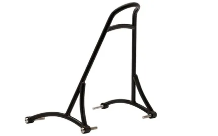 Burly Black Short Sissy Bar Backrest Harley Sportster XL 2004-2020 883 1200