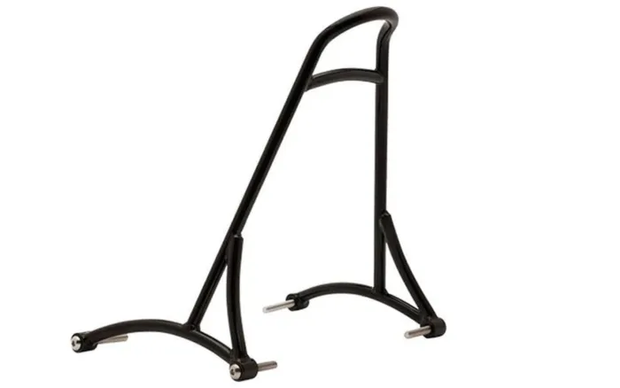 Burly Black Short Sissy Bar Backrest Harley Sportster XL 2004-2020 883 1200