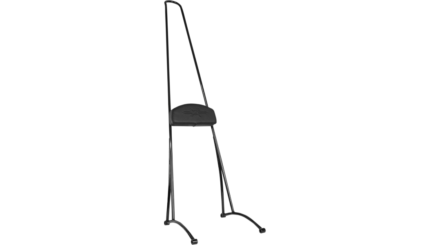 Burly Brand Stupid Tall Sissy Bar 40" Steel Black Backrest Pad Harley Dyna 06-17
