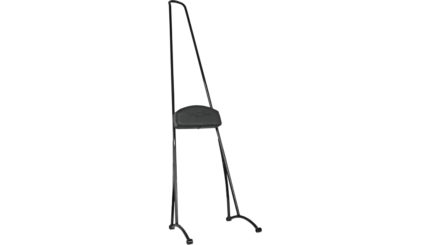 Burly Stupid Tall Sissy Bar 40" Steel Black Backrest Harley XL Sportster 04-22