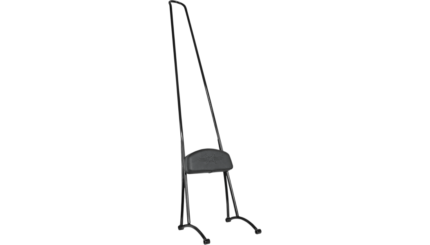 Burly Stupid Tall Sissy Bar 40" Steel Black Backrest Harley XL Sportster 96-03