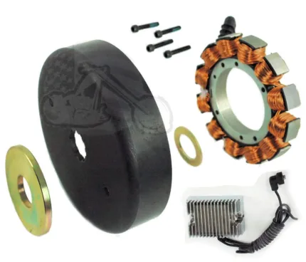 Chrome 32 Amp Charging System 1970-1999 Harley Evo Evolution Shovelhead Big Twin