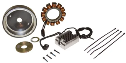 Chrome 32 Amp Charging System 1970-1999 Harley Evo Evolution Shovelhead Big Twin