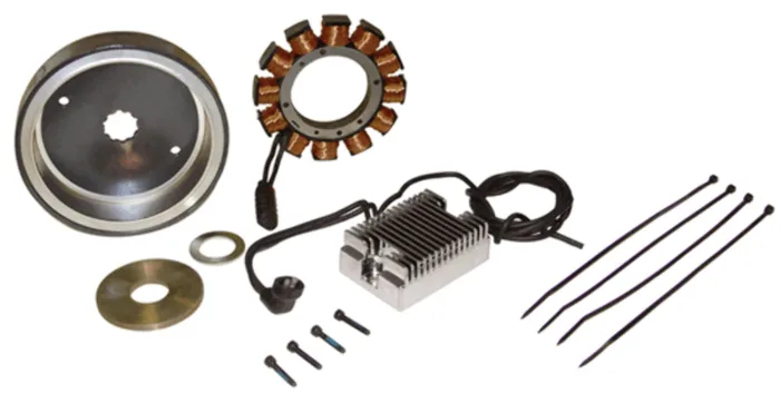Chrome 32 Amp Charging System 1970-1999 Harley Evo Evolution Shovelhead Big Twin