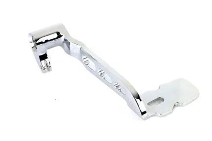 Chrome Billet Aluminum Slotted Brake Arm Pedal OE 41600082 Harley Touring 14+