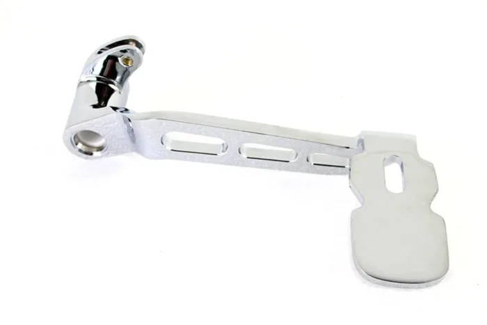 Chrome Billet Aluminum Slotted Brake Arm Pedal OE 41600082 Harley Touring 14+
