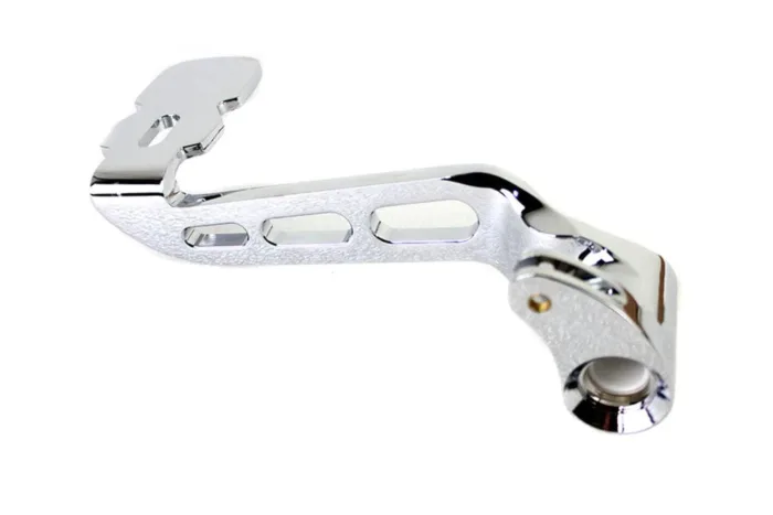 Chrome Billet Aluminum Slotted Brake Arm Pedal OE 41600082 Harley Touring 14+