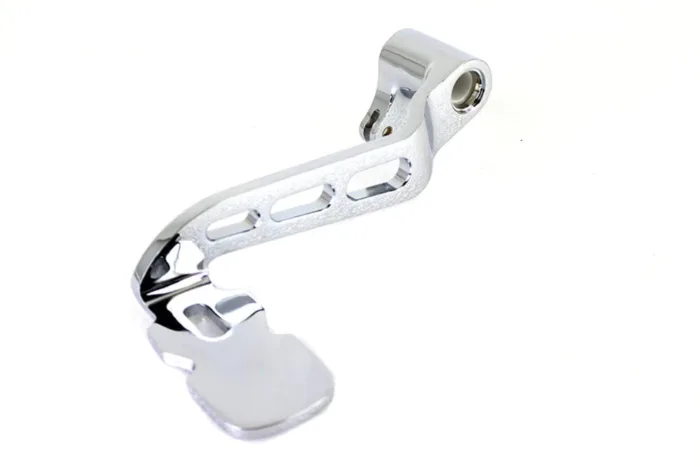 Chrome Billet Aluminum Slotted Brake Arm Pedal OE 41600082 Harley Touring 14+