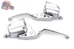 Chrome Handlebar Control Kit Hydraulic Master Cylinder 2017-2020 Harley Touring