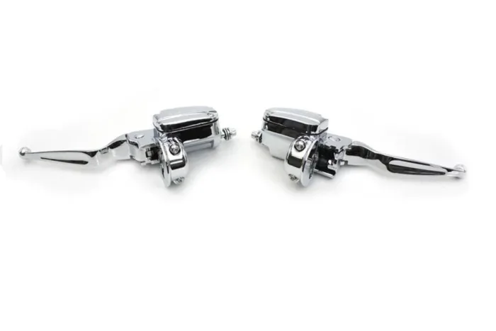 Chrome Handlebar Control Kit Hydraulic Master Cylinder 2017-2020 Harley Touring