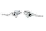 Chrome Handlebar Control Kit Hydraulic Master Cylinder 2017-2020 Harley Touring