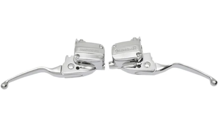 Chrome Handlebar Control Kit Hydraulic Master Cylinder 2017-2020 Harley Touring