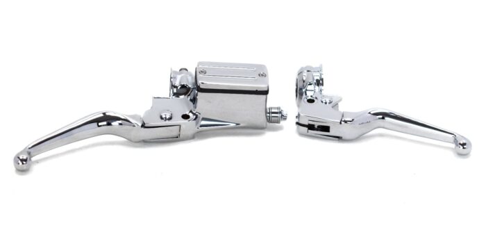 Chrome Handlebar Controls Switch Housings Chrome Harley Shovelhead Evo Xl 82-95