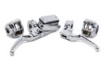 Chrome Handlebar Controls Switch Housings Chrome Harley Shovelhead Evo Xl 82-95