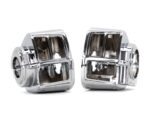 Chrome Handlebar Controls Switch Housings Chrome Harley Shovelhead Evo Xl 82-95