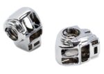 Chrome Handlebar Controls + Switch Housings Chrome Harley Touring Bagger 08-13