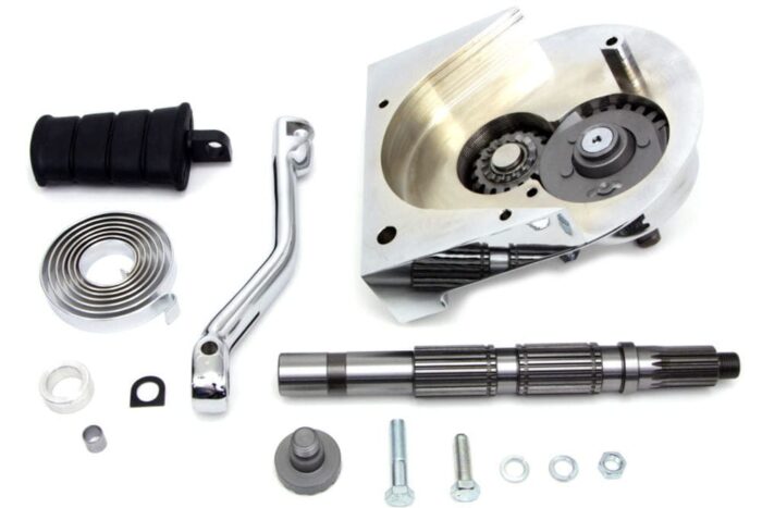 Chrome Kicker Kick Starter Conversion kit 1991-2003 Harley Sportster XL 883 1200