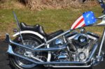 Chrome Round 26" Tall Sissy Bar Harley Chopper Bobber Rigid 6" Rear Flat Fender