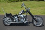 Chrome Round 33" Tall Sissy Bar Harley Chopper Bobber Rigid 6" Rear Flat Fender