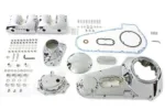 Chrome Shovelhead Dress Up Kit Rocker Primary Cam Cover Harley Shovel FL FLH