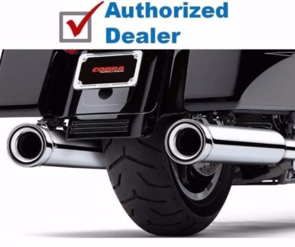 Cobra NH Neighbor Hater Chrome 4" 4.5" Slip On Mufflers Exhaust Harley Touring