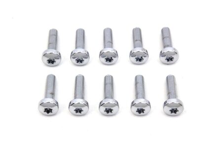 Colony Chrome Torx Button Head Front Rotor Bolts Fasteners Harley 14-24 Touring