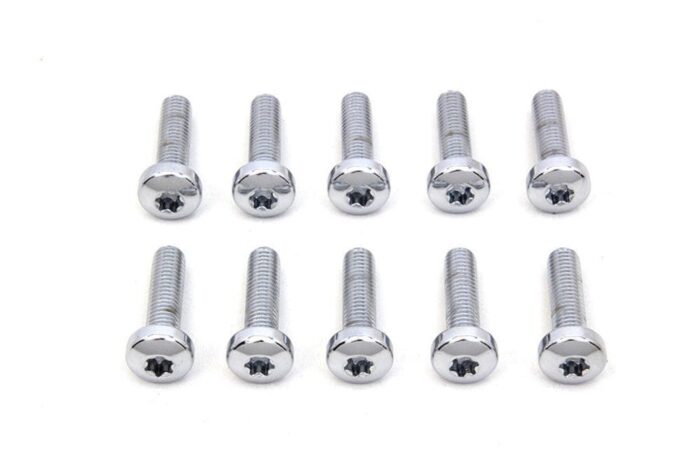 Colony Chrome Torx Button Head Front Rotor Bolts Fasteners Harley 14-24 Touring