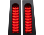 Custom Dynamics ProBEAM Black Fillerz LED Indicator Lights 2014+ Harley Touring