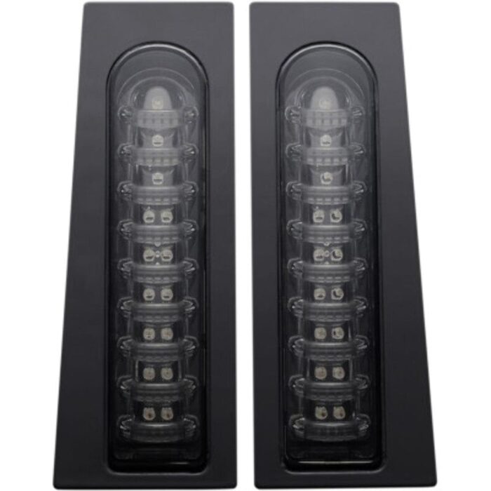 Custom Dynamics ProBEAM Black Fillerz LED Indicator Lights 2014+ Harley Touring