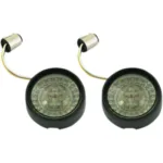 Custom Dynamics ProBEAM Ringz Bullet Bezel LED Harley Front Turn Signal Lighting