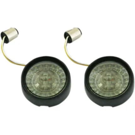 Custom Dynamics ProBEAM Ringz Bullet Bezel LED Harley Front Turn Signal Lighting