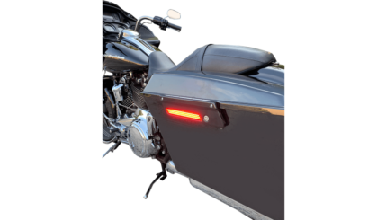 Custom Dynamics Saddlebag Latch LED Accent Lights Red Black Harley Touring 14+