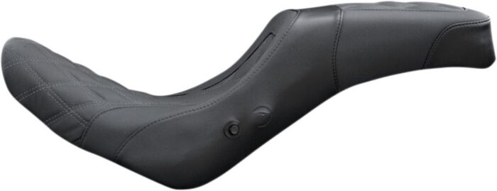 Danny Gray Airhawk Weekday 2-Up XL Vinyl Diamond Stitch Seat Harley 18+ Softail