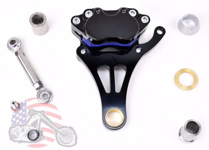 DNA Black Front Right 11.5" Brake Caliper Springer Front End Harley Paughco