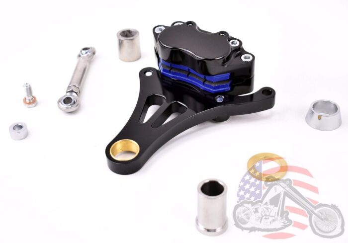 DNA Black Front Right 11.5" Brake Caliper Springer Front End Harley Paughco