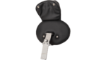 Drag EZ Glide II Large Backrest Black Solar Vinyl Pouch 10" Harley Indian