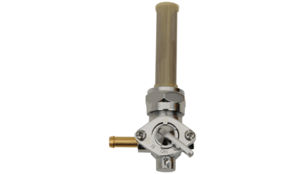 Drag Specialties 22mm Late Style Chrome Forward Petcock Fuel Valve Harley Dyna