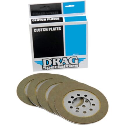 Drag Specialties Aramid Clutch Friction Plates Kit 5 Harley Big Twin 37930-68